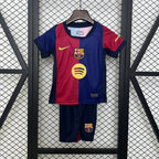 T-shirt e Pantaloncini Bambino FC Barcelona Home 24/25