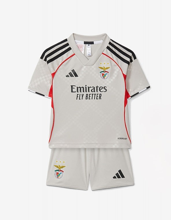 T-shirt e Pantaloncini Bambino Benfica Away 25/26