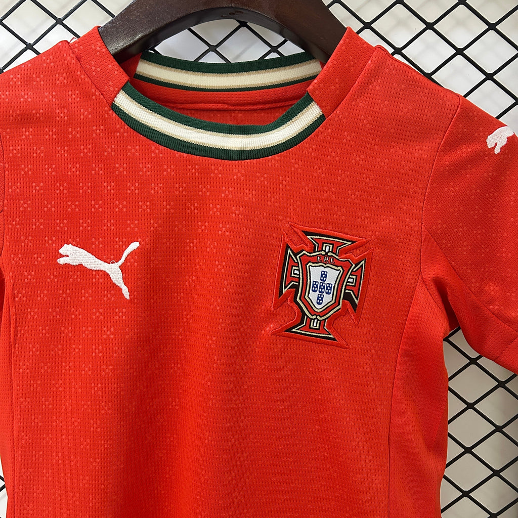 T-shirt e Pantaloncini Bambino Portugal Home 25/26