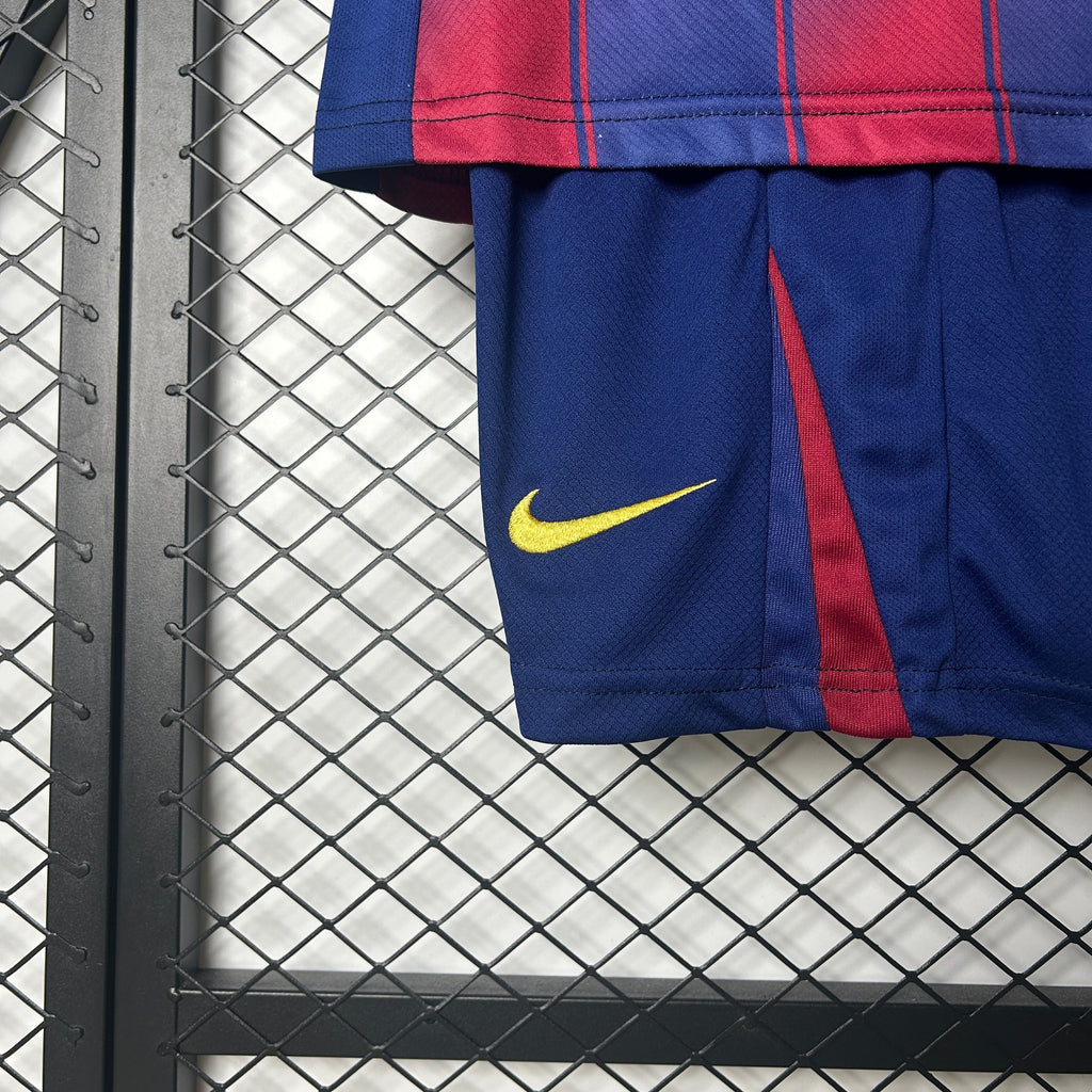 T-shirt e Pantaloncini Bambino FC Barcelona Home 25/26