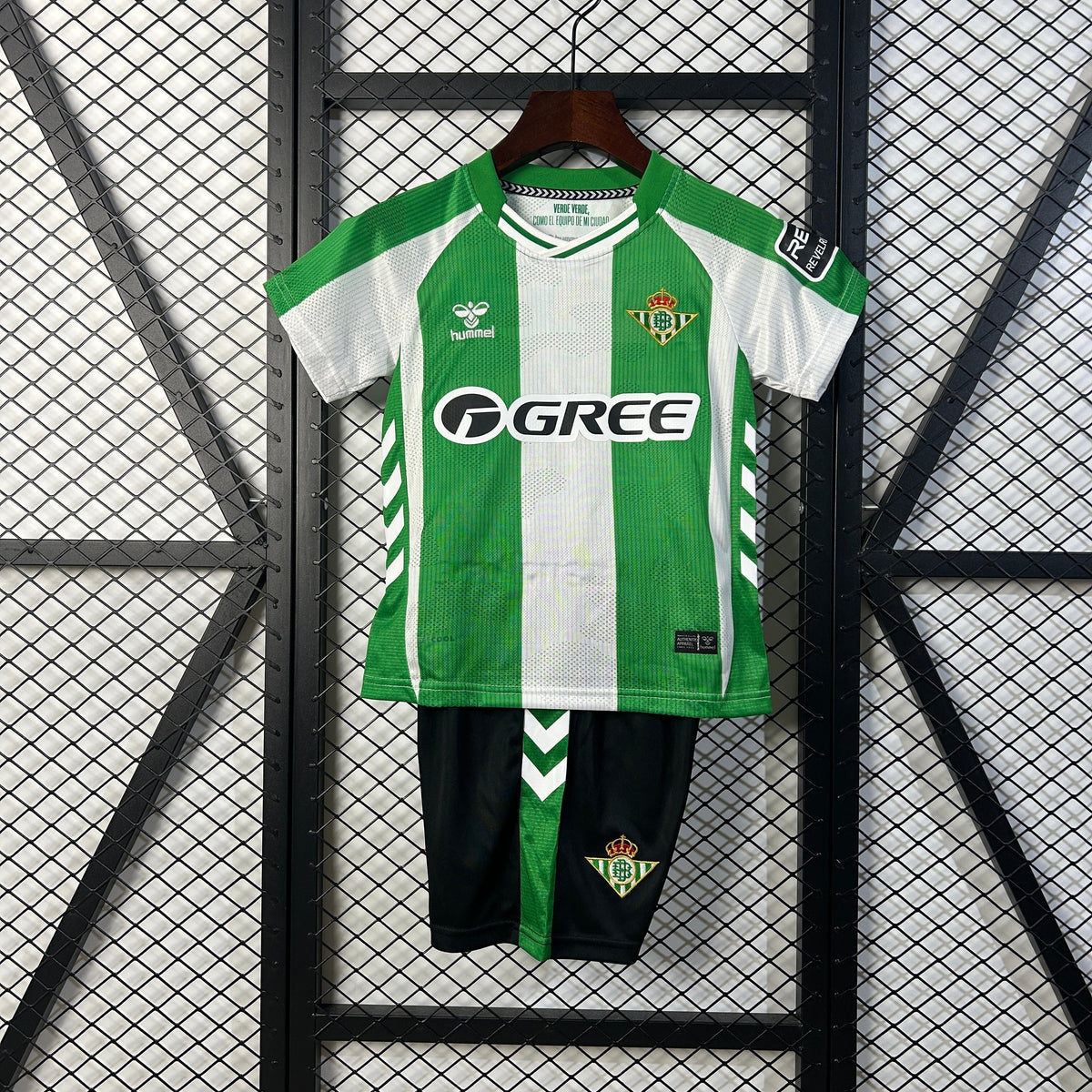 T-shirt e Pantaloncini Bambino Real Betis Home 25/26