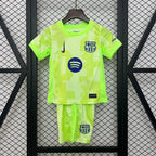 T-shirt e Pantaloncini Bambino FC Barcelona Third 24/25