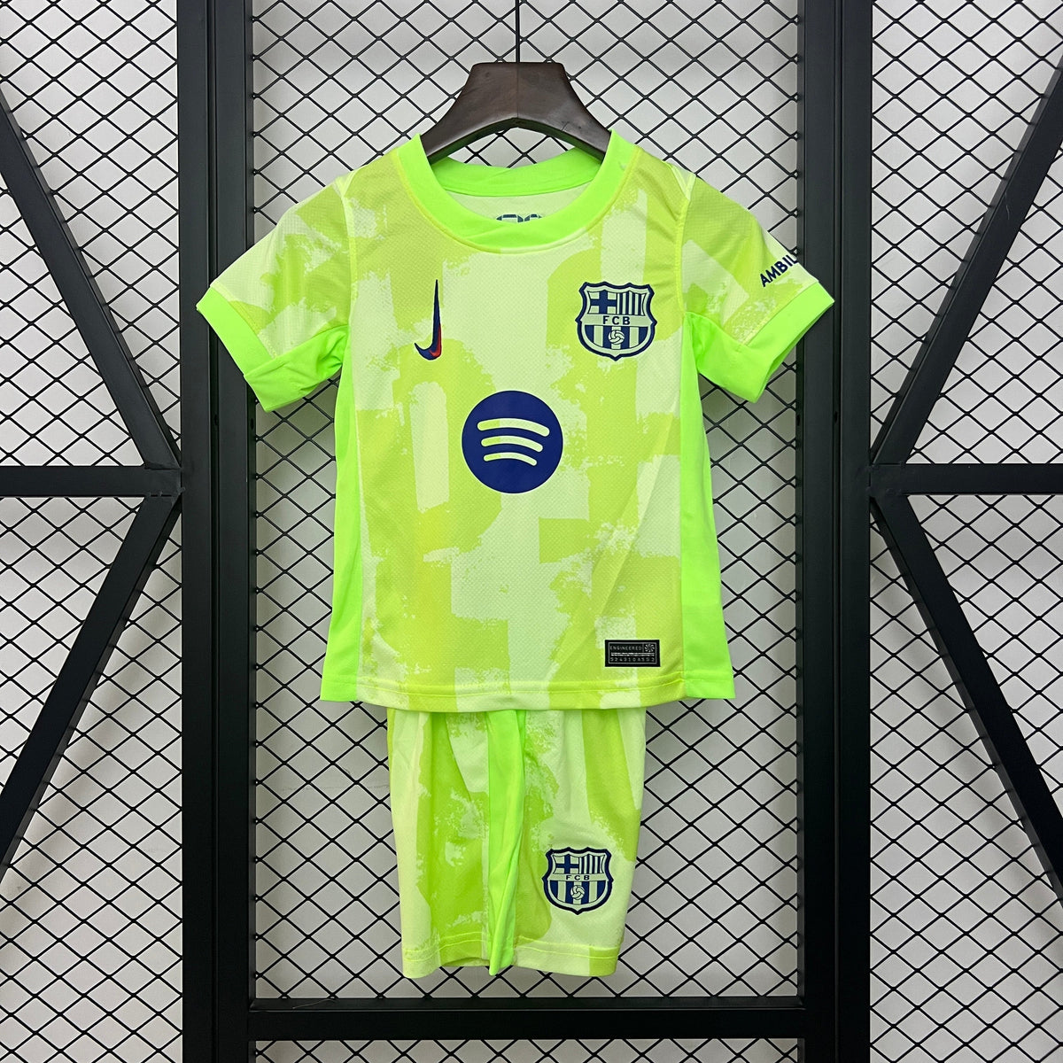 T-shirt e Pantaloncini Bambino FC Barcelona Third 24/25