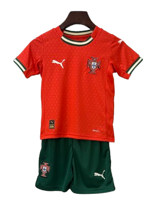 T-shirt e Pantaloncini Bambino Portugal Home 25/26