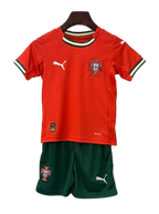 T-shirt e Pantaloncini Bambino Portugal Home 25/26
