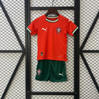 T-shirt e Pantaloncini Bambino Portugal Home 25/26
