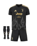 T-shirt e Pantaloncini Bambino Juventus Third 26/27 - Con Calzettoni
