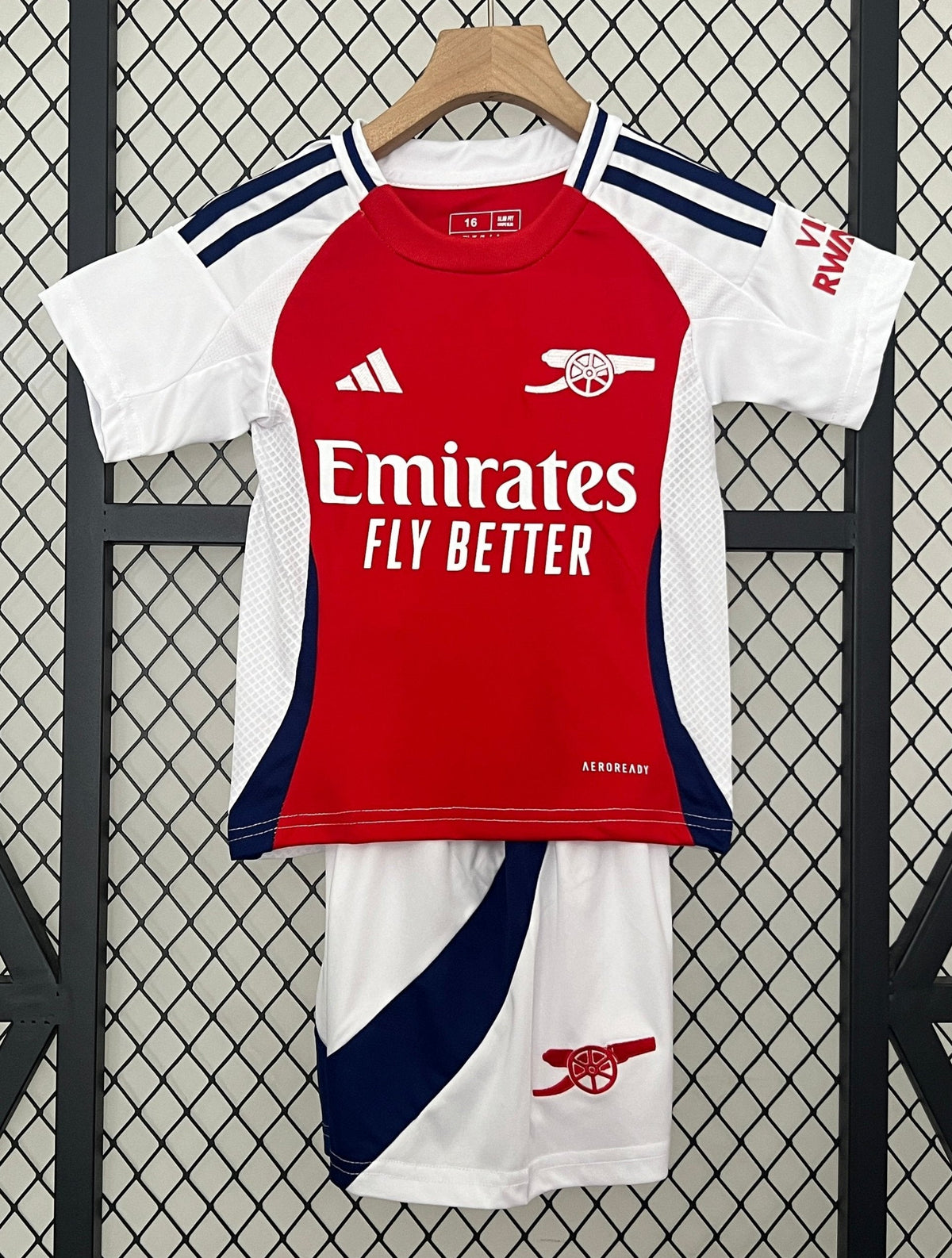 T-shirt e Pantaloncini Bambino Arsenal Home 24/25