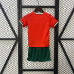T-shirt e Pantaloncini Bambino Portugal Home 25/26
