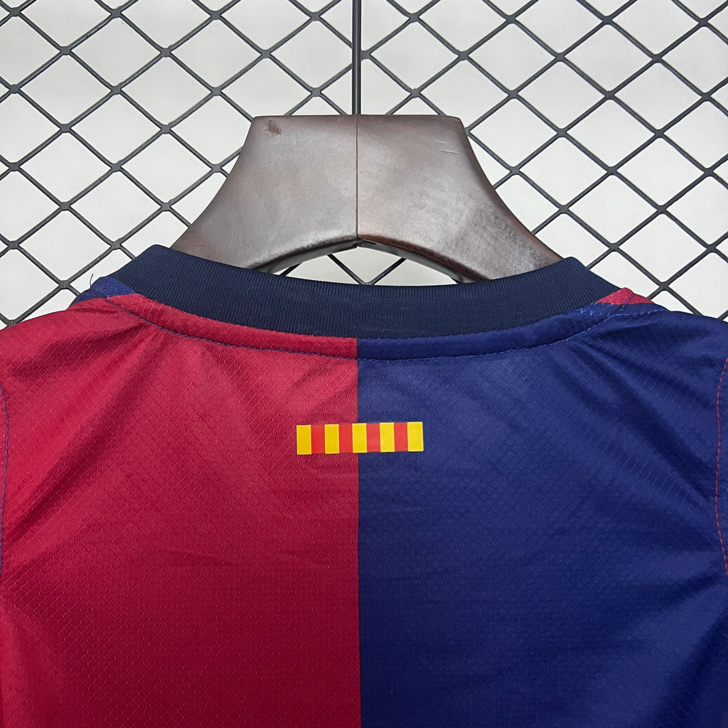 T-shirt e Pantaloncini Bambino FC Barcelona Home 24/25