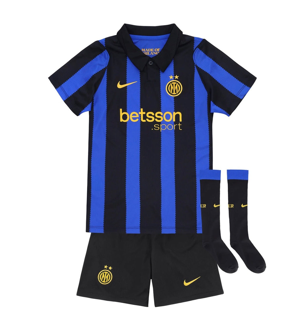 T-shirt e Pantaloncini Bambino Inter Home 26/27 - Con Calzettoni
