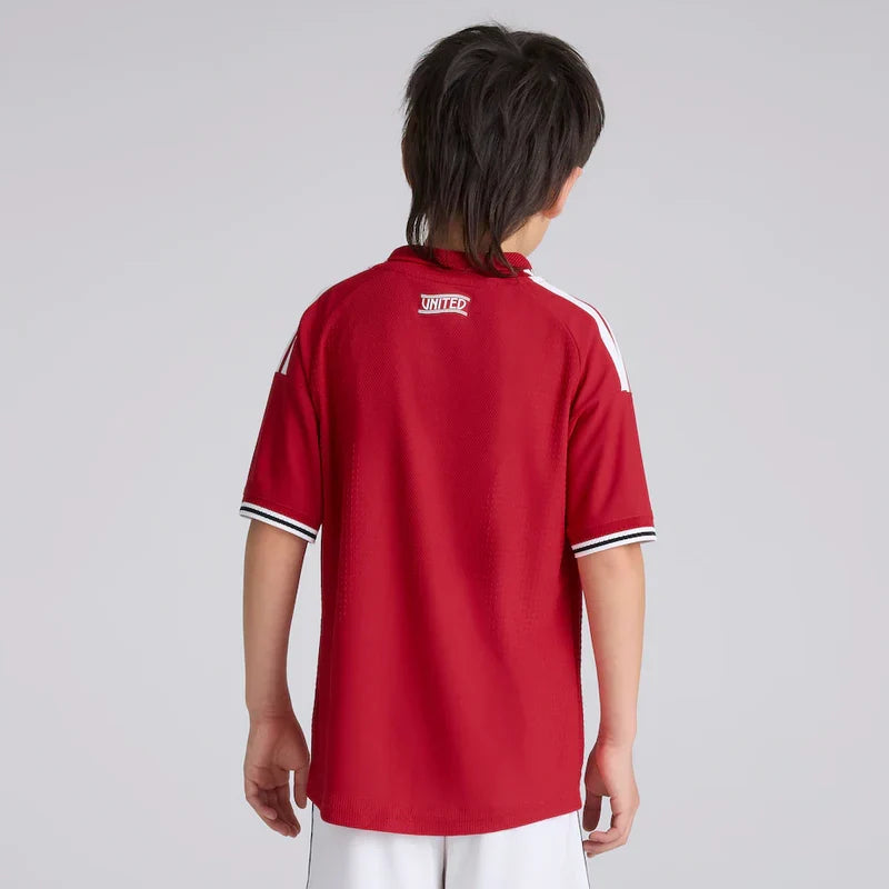 T-shirt e Pantaloncini Bambino Manchester United Home 26/27