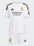 T-shirt e Pantaloncini Bambino Real Madrid Home 25/26