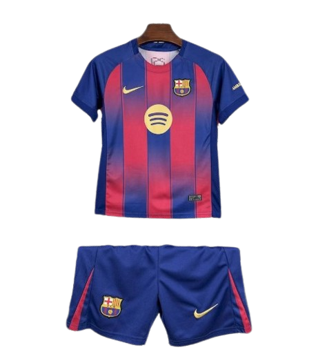 T-shirt e Pantaloncini Bambino FC Barcelona Home 25/26