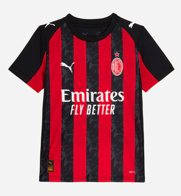 T-shirt e Pantaloncini Bambino A.C Milan Home 25/26