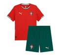 T-shirt e Pantaloncini Bambino Portugal Home 25/26