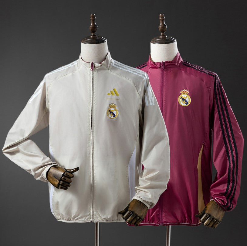 Giacca impermeabile reversibile Real Madrid 2025