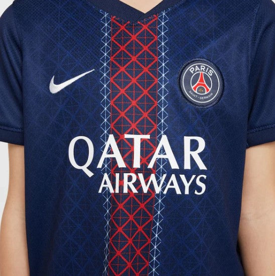 T-shirt e Pantaloncini Bambino PSG Home 25/26 - Con Calzettoni