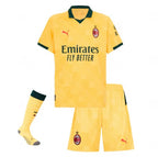 T-shirt e Pantaloncini Bambino A.C Milan Away 25/26 - Con Calzettoni