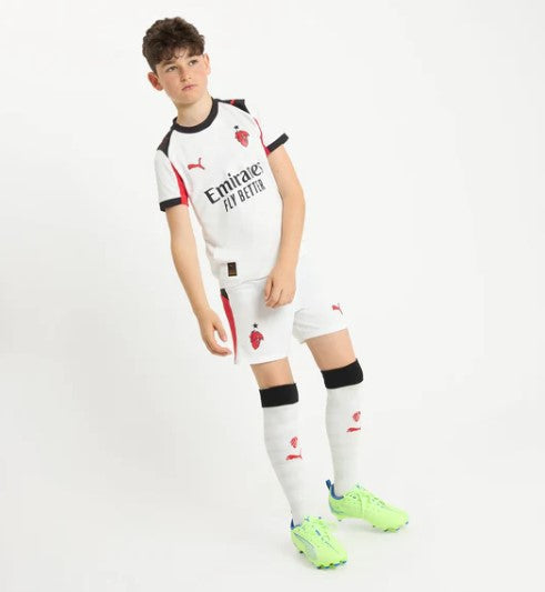 T-shirt e Pantaloncini Bambino A.C Milan Third 25/26 - Con Calzettoni