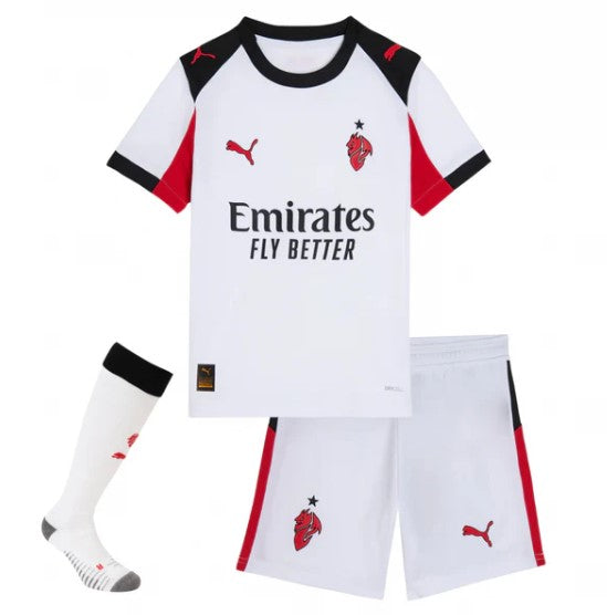 T-shirt e Pantaloncini Bambino A.C Milan Third 25/26 - Con Calzettoni