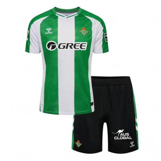 T-shirt e Pantaloncini Bambino Real Betis Home 25/26