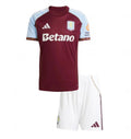 T-shirt e Pantaloncini Bambino Aston Villa Home 25/26