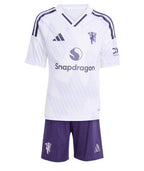 T-shirt e Pantaloncini Bambino Manchester United Away 25/26