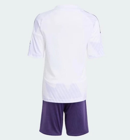 T-shirt e Pantaloncini Bambino Manchester United Away 25/26