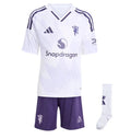 T-shirt e Pantaloncini Bambino Manchester United Away 25/26 - Con Calzettoni