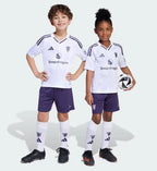 T-shirt e Pantaloncini Bambino Manchester United Away 25/26 - Con Calzettoni