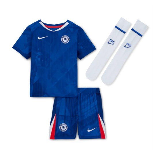 T-shirt e Pantaloncini Bambino Chelsea Home 25/26 - Con Calzettoni