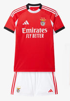 T-shirt e Pantaloncini Bambino Benfica Home 25/26