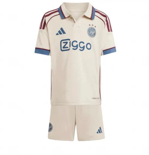 T-shirt e Pantaloncini Bambino Ajax Away 25/26