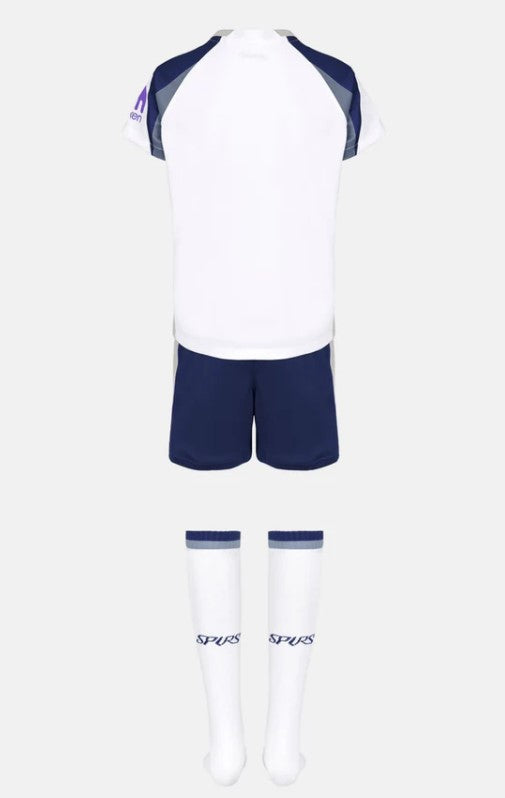 T-shirt e Pantaloncini Bambino Tottenham Home 25/26 - Con Calzettoni