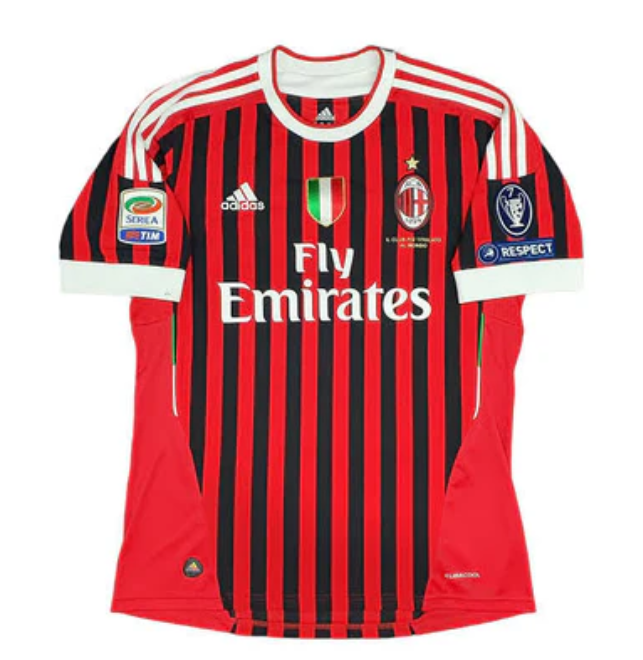 Maglia Retro AC Milan 11/12 - Con Patchs e Scudetto
