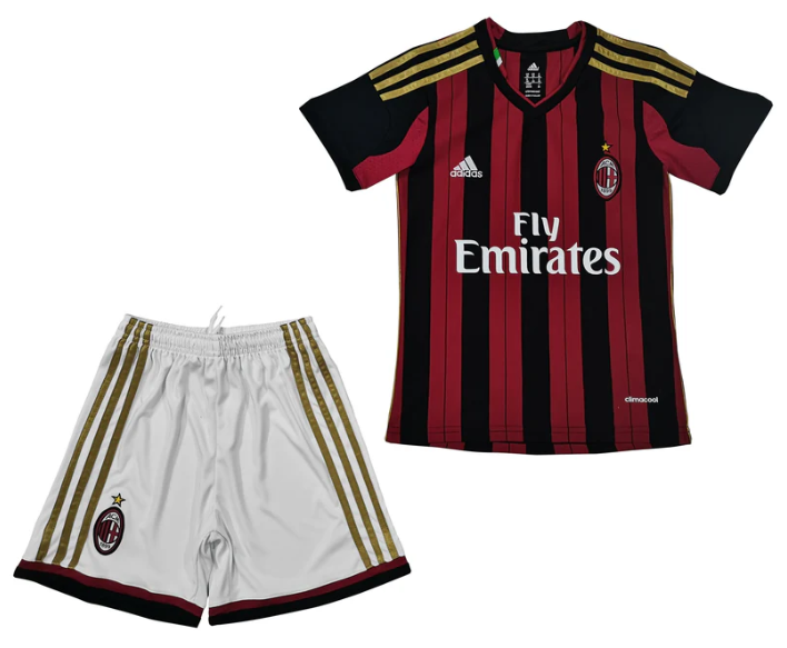 T-shirt e Pantaloncini Bambino A.C Milan Retro 2013/14