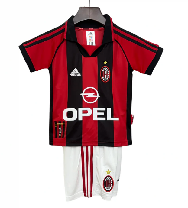 T-shirt e Pantaloncini Bambino A.C Milan Retro 1998/99
