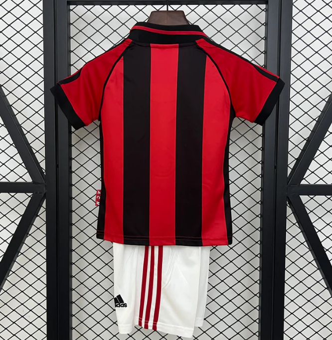 T-shirt e Pantaloncini Bambino A.C Milan Retro 1998/99