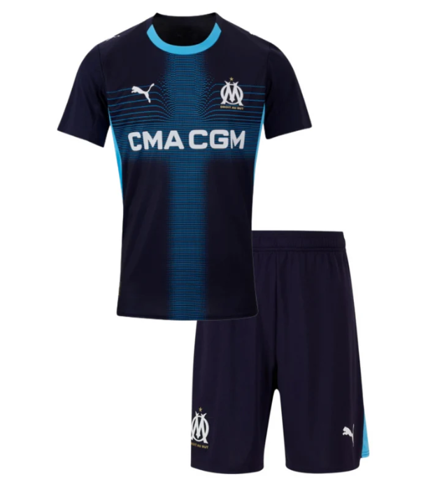 T-shirt e Pantaloncini Bambino Olympique de Marseille Away 25/26