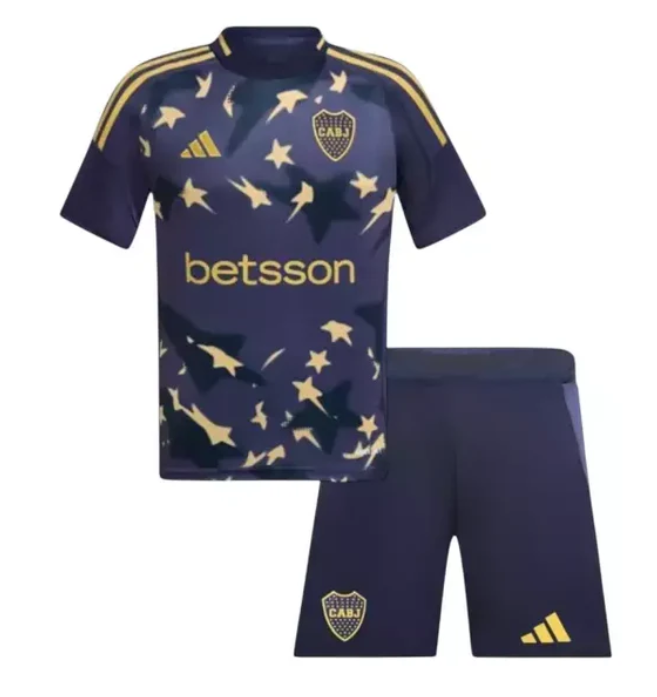 T-shirt e Pantaloncini Bambino Boca Juniors Third 25/26