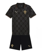 T-shirt e Pantaloncini Bambino Portogallo  "Pantera Negra" 25/26