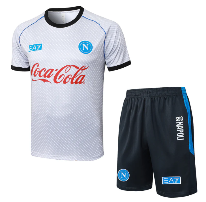 Maglia e Pantaloncini da Allenamento Bambino SSC Napoli 25/26