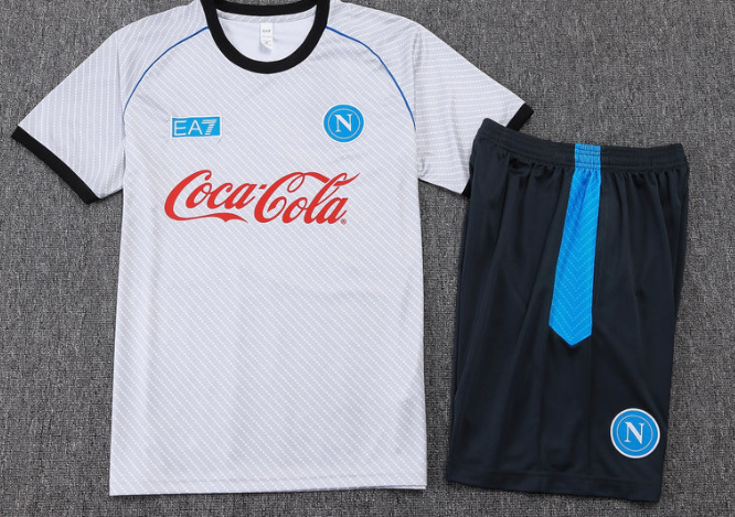 Maglia e Pantaloncini da Allenamento Bambino SSC Napoli 25/26