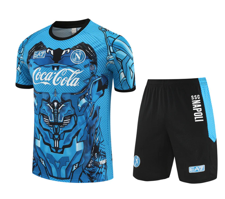 Maglia e Pantaloncini da Allenamento Bambino SSC Napoli 25/26
