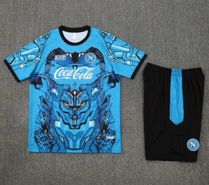 Maglia e Pantaloncini da Allenamento Bambino SSC Napoli 25/26