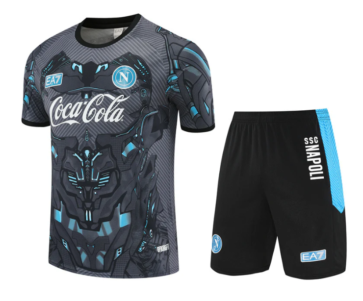 Maglia e Pantaloncini da Allenamento Bambino SSC Napoli 25/26