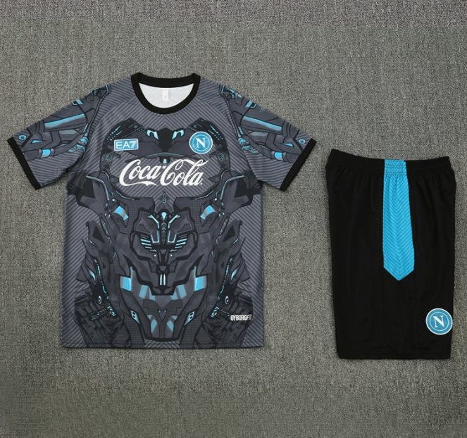 Maglia e Pantaloncini da Allenamento Bambino SSC Napoli 25/26