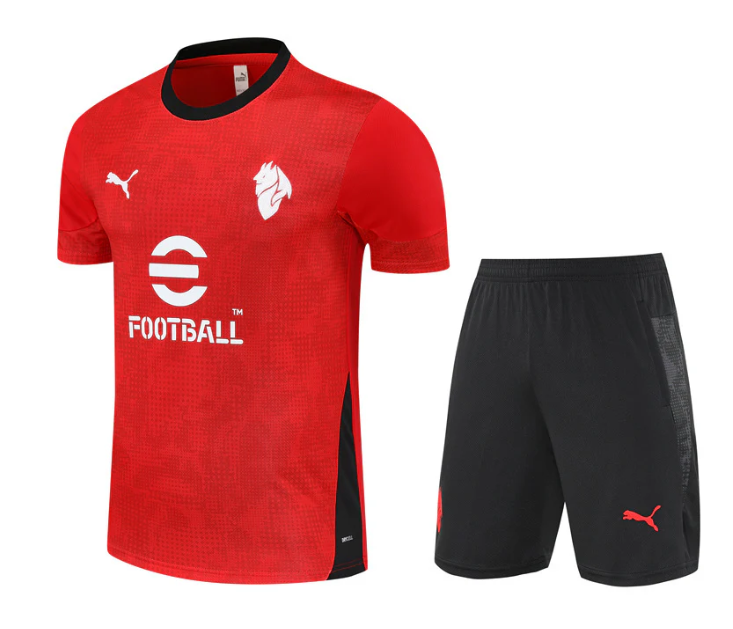 Maglia e Pantaloncini da Allenamento AC Milan 25/26