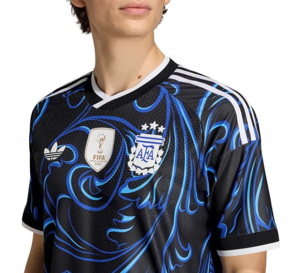 Maglia Argentina Away 26/27 Con Patch da Campione del Mondo - Versione Giocatore